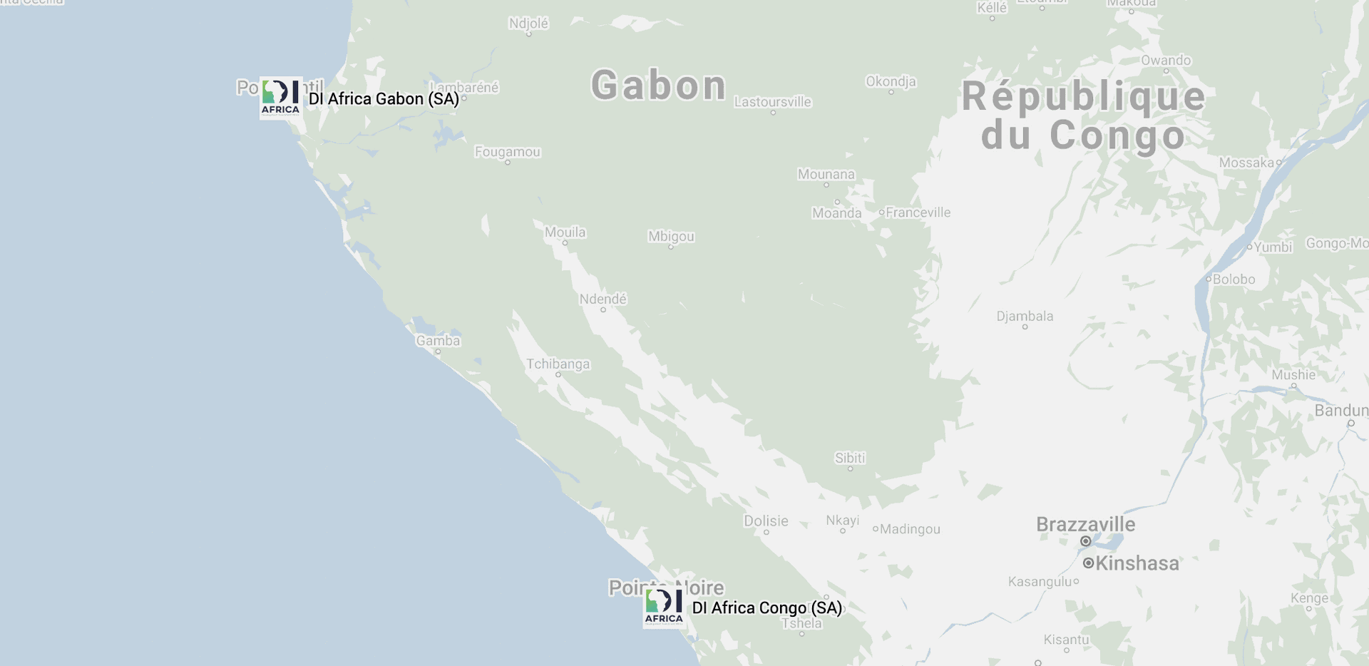 DI Africa Congo et DI Africa Gabon